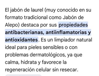 Jabones Artesanales Laurel y Lavanda.