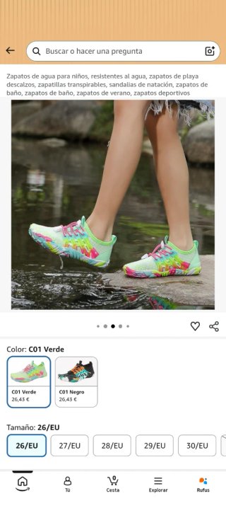 Chanclas barefoot agua niña T31