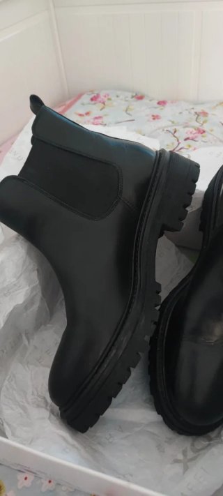 Botines Geox de cuero negros talla 41