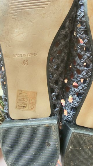 Zapatos Miuxa Piel Trenzada Talla 41