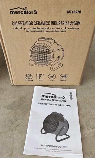Calentador Cerámico Industrial 2000W