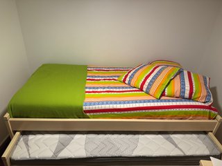 Cama nido con 4 cajones y cama supletoria