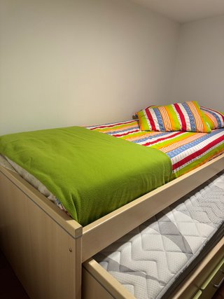 Cama nido con 4 cajones y cama supletoria
