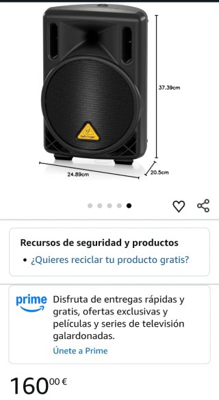 Altavoz Behringer B208D Activo