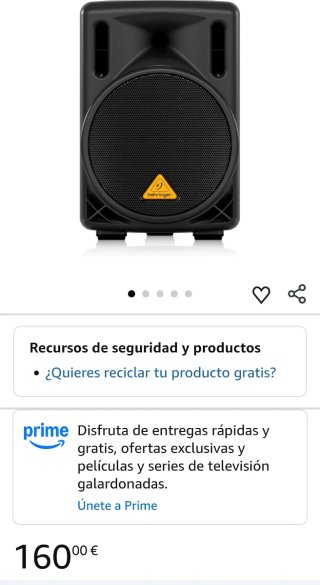 Altavoz Behringer B208D Activo