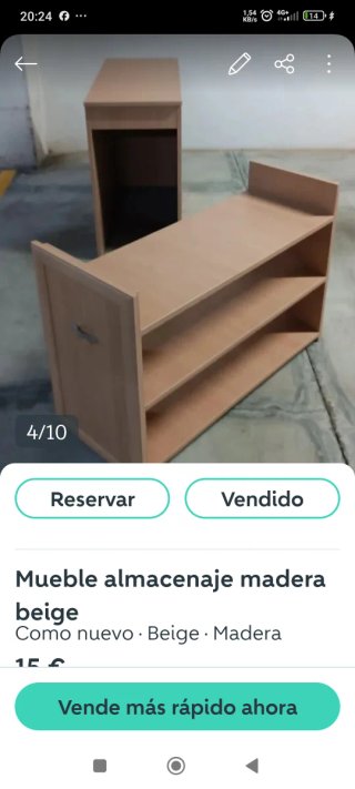Mueble pie de cama con módulo extraíble
