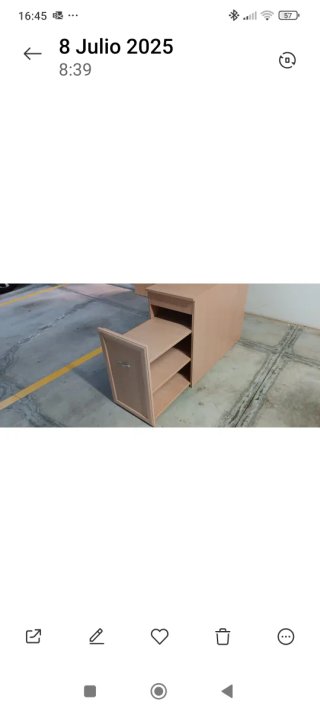 Mueble pie de cama con módulo extraíble