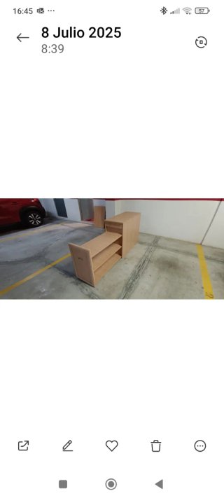Mueble pie de cama con módulo extraíble