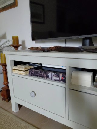 Mueble TV Ikea Hemnes Blanco
