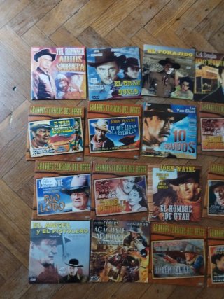 Lote 16 Películas DVD Grandes Clásicos del Oeste