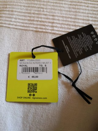 Costume da bagno 4giveness donna blu e giallo