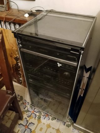 Equipo de música Pioneer con mueble