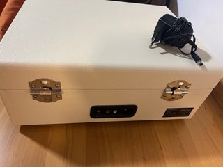 CREATE Tocadiscos Portátil Bluetooth Beige/Negro