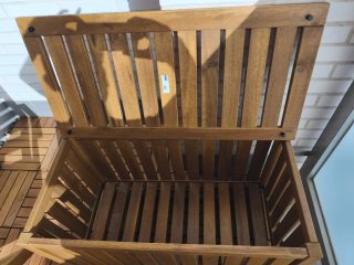 Conjunto Terraza Madera Ikea