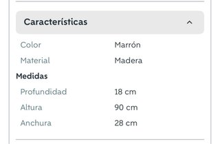 Mesa de madera marrón