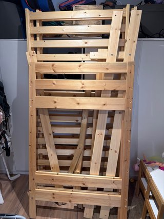 Litera Madera Pino MYDAL 90x200cm