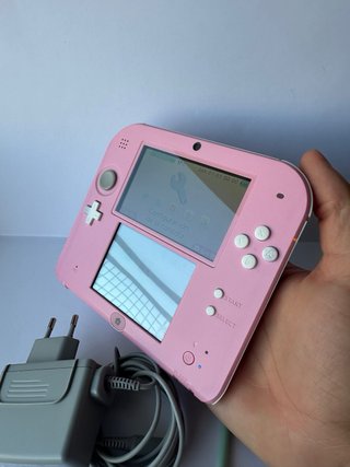 Nintendo 2DS Rosa con Caricabatterie e Stilo