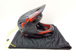 Casco Integral MET Parachute Negro/Rojo