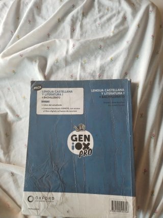 Lengua castellana y literatura I. Libro del est...