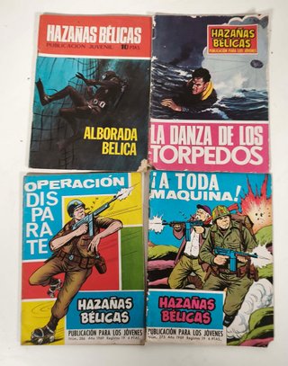 4 comics Hazañas belicas