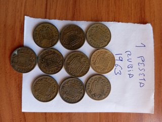 1 Peseta Rubia 1963 Franco