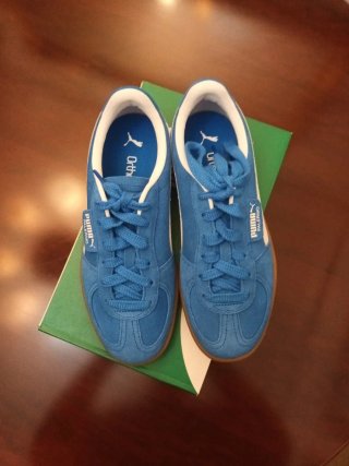 Zapatillas Puma Verdes y Blancas