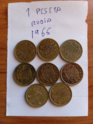 1 Peseta Rubia 1966 Francisco Franco