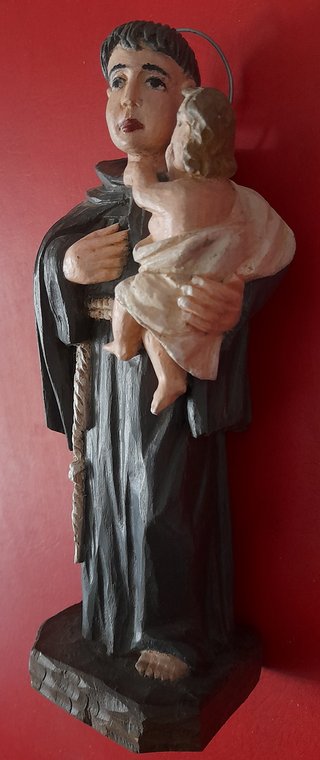 Escultura San Antonio de Padua 1959
