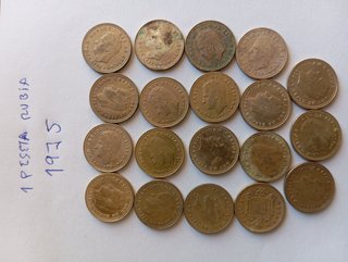 1 Peseta Rubia 1975
