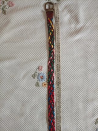 Cintura Vera Pelle ed Ottone vintage handmade