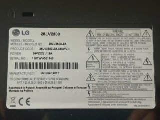 TV LED LG 26 con Mando - Funciona