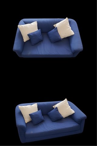 Sofá Cama IKEA Azul 2 Plazas