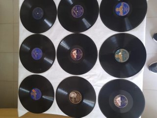19 Discos de Pizarra Antiguos