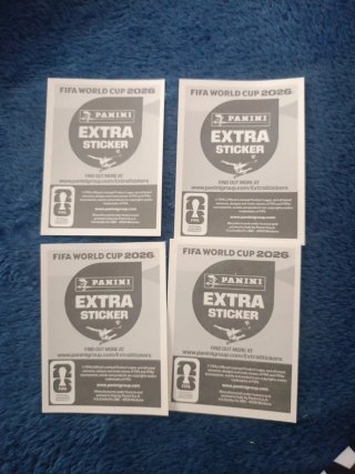 Panini Extra Stickers (4 unidades)