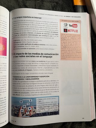 Lengua castellana y literatura 2, Le Bachillerato
