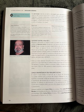 Lengua castellana y literatura 2, Le Bachillerato