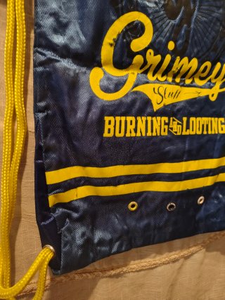 Bolsa de cordón Grimey azul Burning & Looting GRMY