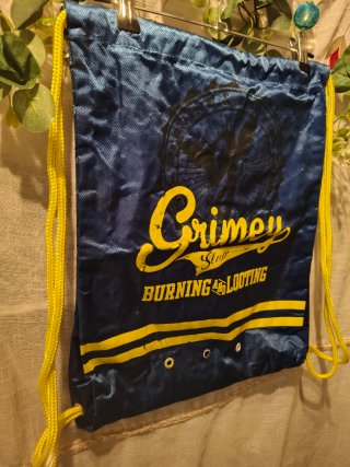 Bolsa de cordón Grimey azul Burning & Looting GRMY