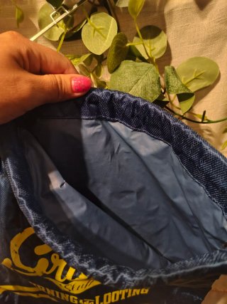 Bolsa de cordón Grimey azul Burning & Looting GRMY