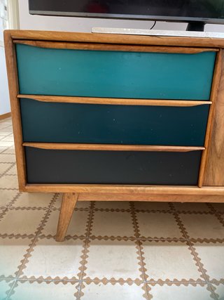 Mueble TV Nórdico/Mid-Century Madera