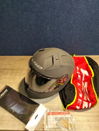 LS2, Casco Moto Integral VECTOR II SOLID Concrete