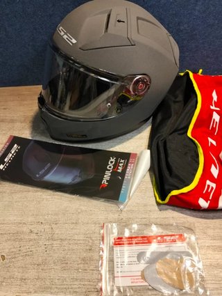 LS2, Casco Moto Integral VECTOR II SOLID Concrete