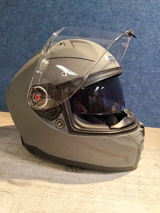 LS2, Casco Moto Integral VECTOR II SOLID Concrete