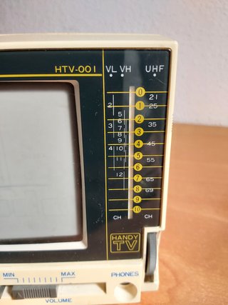 Mini-TV Portátil 4.5" - Tele (año 1.987)