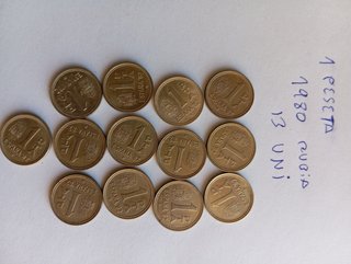 1 Peseta Rubia 1980 - 13 Unidades