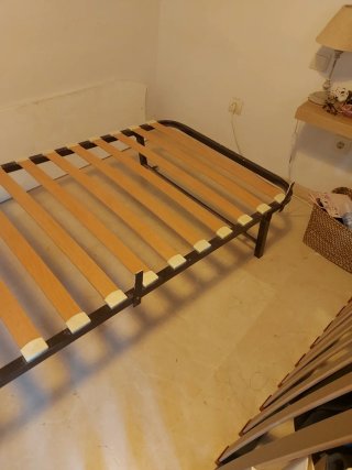 Somier Plegable Patas Metálicas