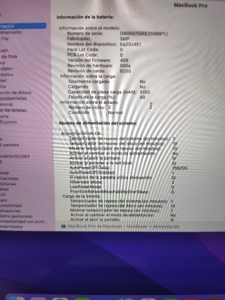 MacBook Pro a1708 512 GB SSD