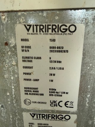Nevera compresor 12V Vitrifrigo TL43