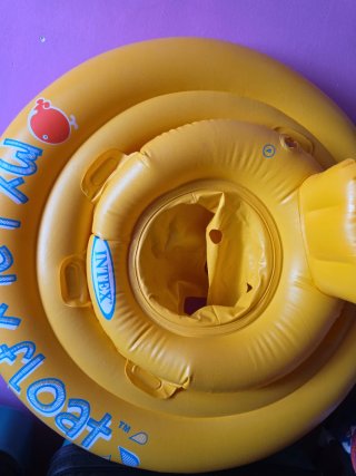 Flotador bebé Intex My Baby Float amarillo