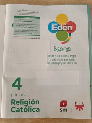 Religión Católica, 4 Primaria, Edén, Revuela